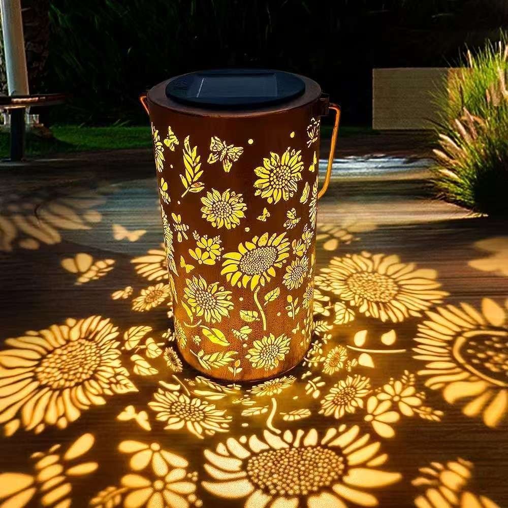 Smart Garden Ornaments - Sunflower Light and Shadow Light Waterproof
