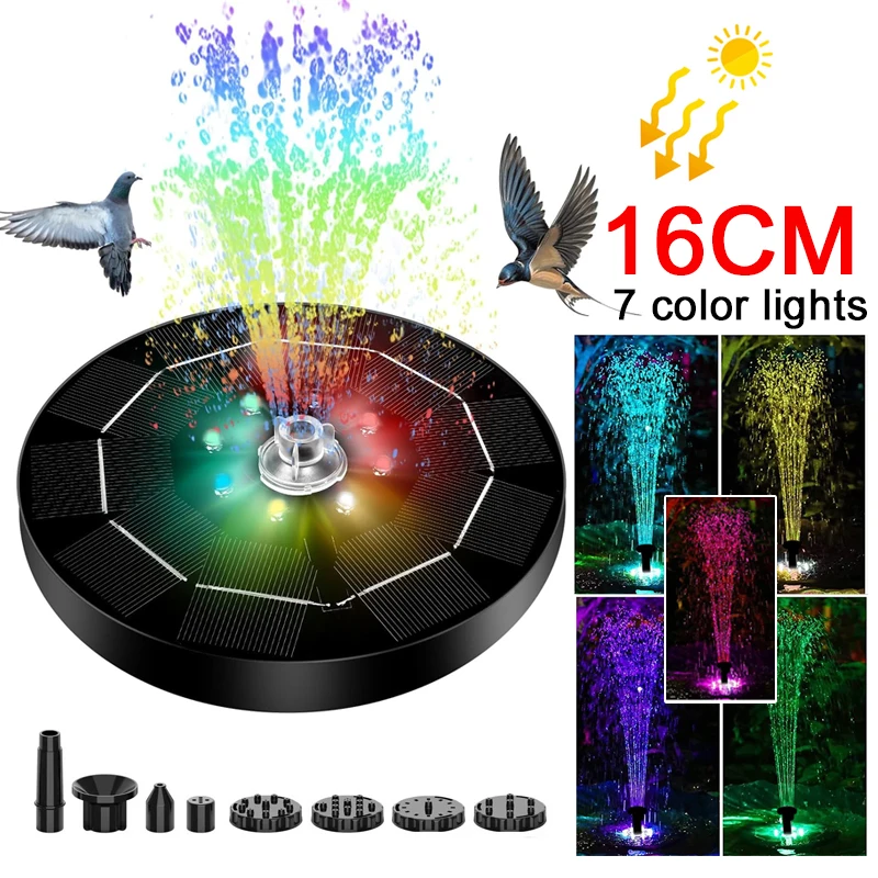 Smart Garden Light Camera - Fountain Light 7 Colors LED Light
