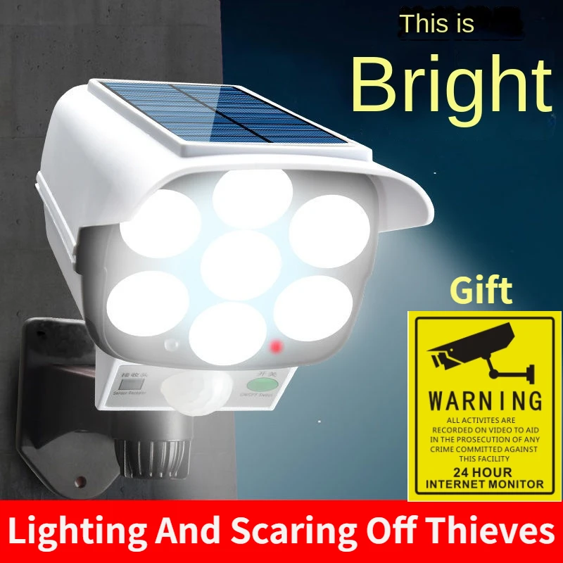 Smart Garden Light Camera - Outdoor Solar Light Motion Sensor Security