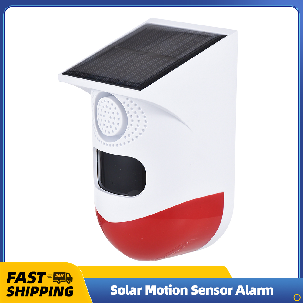 Smart Garden Light Camera - Solar Motion Sensor Alarm Outdoor 120dB