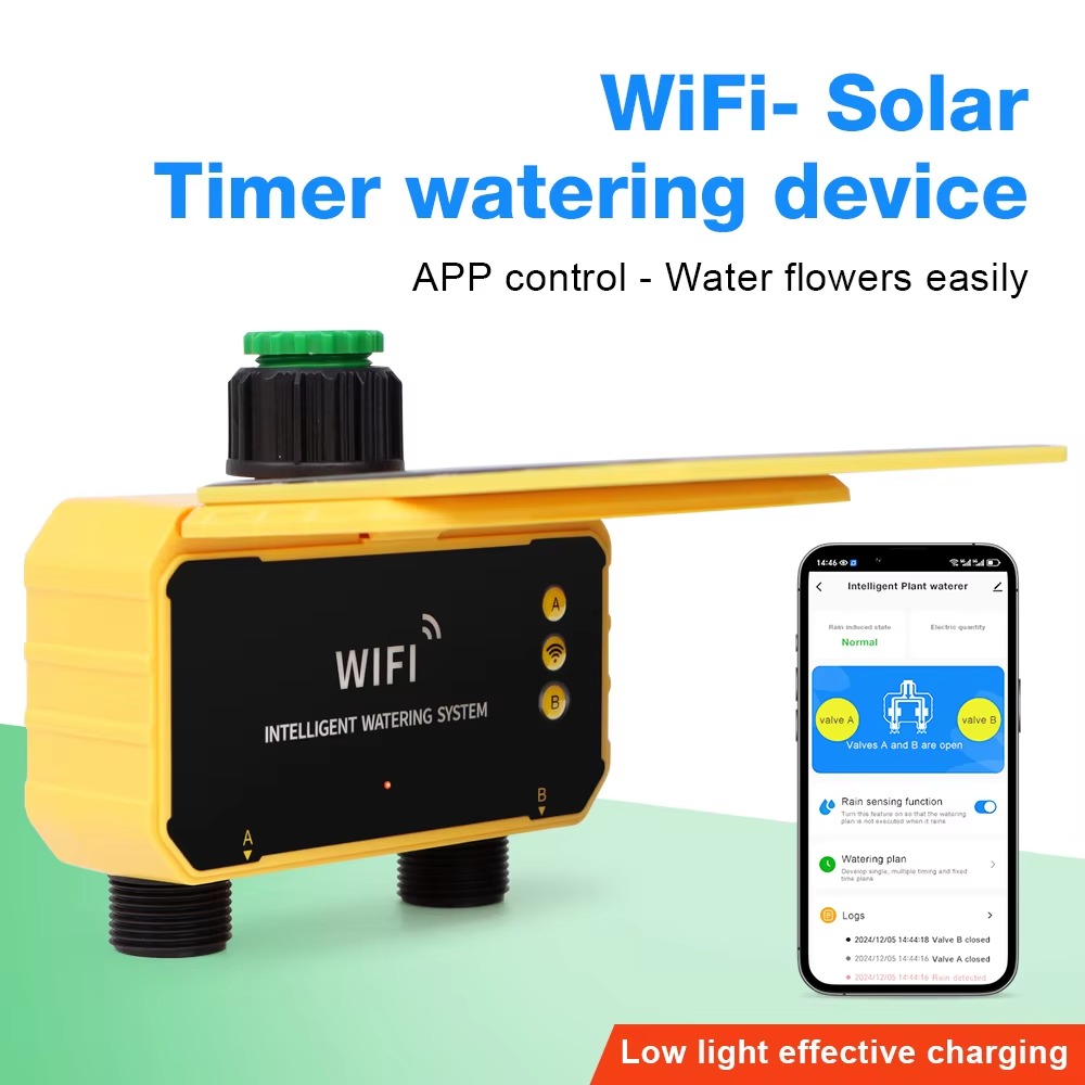1/2 Outlets WIFI Solar Irrigat - Smart Garden Nursery ulasan dan harga