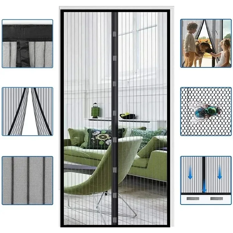 Magnetic Mosquito Net Door Win - Smart Garden Gate Lock ulasan dan harga