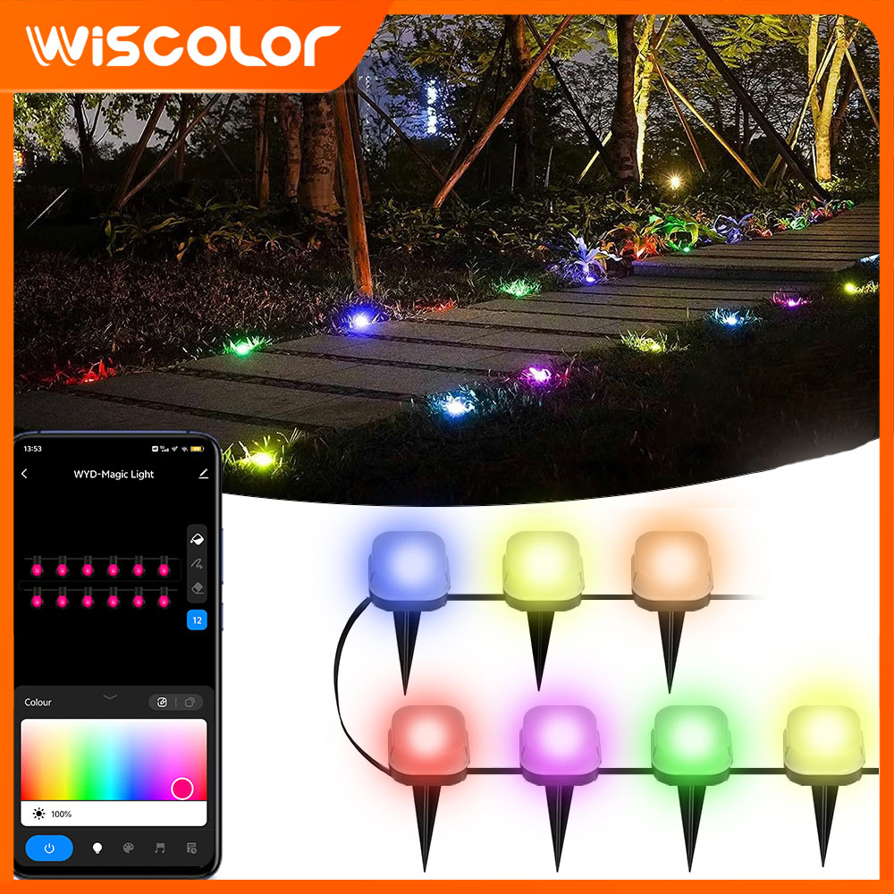 Lawn Light Outdoor IP65 RGB LE - Smart Garden Offices ulasan dan harga