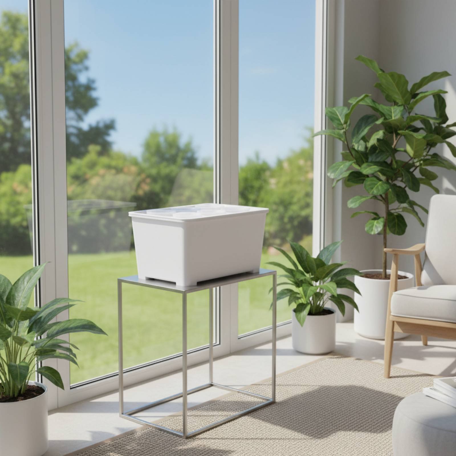 Hydroponic Planting Box Sunlig - Hydroponic Grow Pod ulasan dan harga