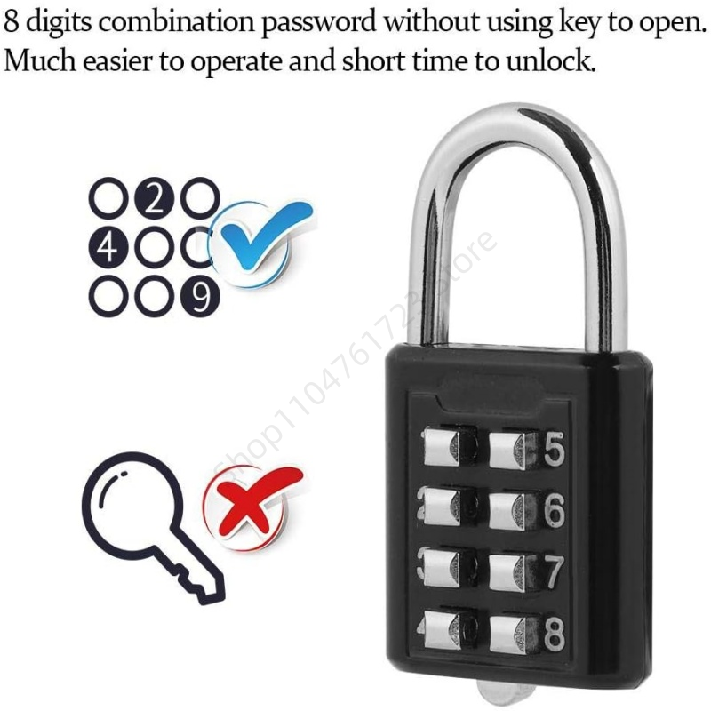 8 Digit Combination Outdoor Bu - Smart Garden Gate Lock ulasan dan harga
