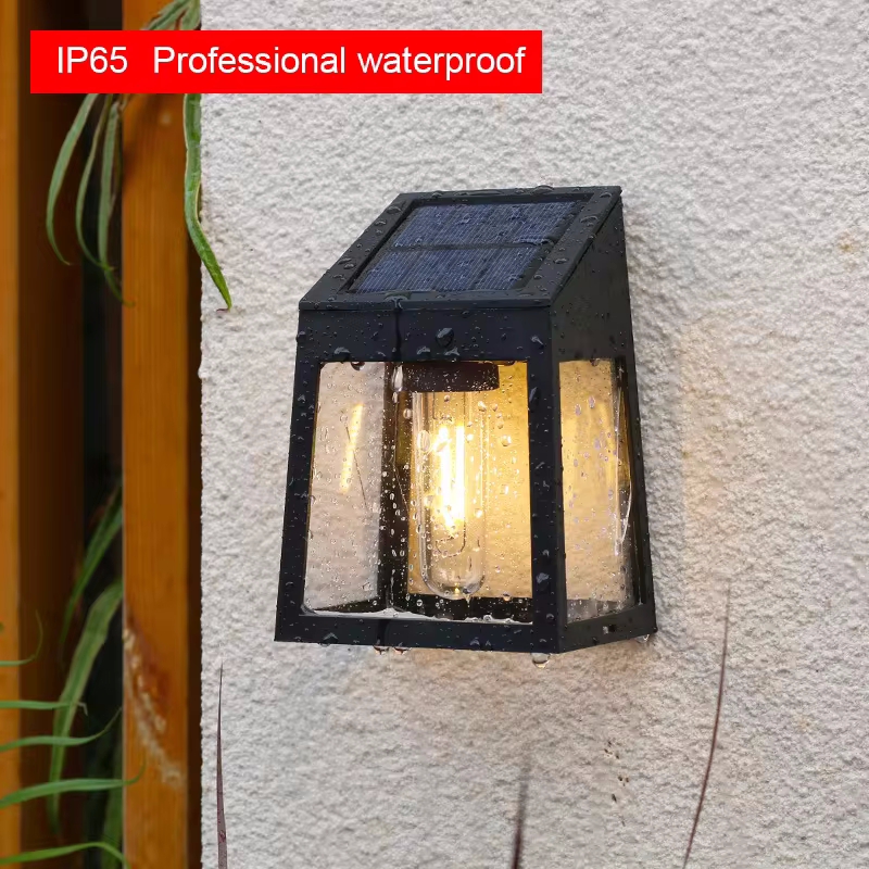 Solar Wall Light Outdoor Water - Smart Garden Ornaments ulasan dan harga