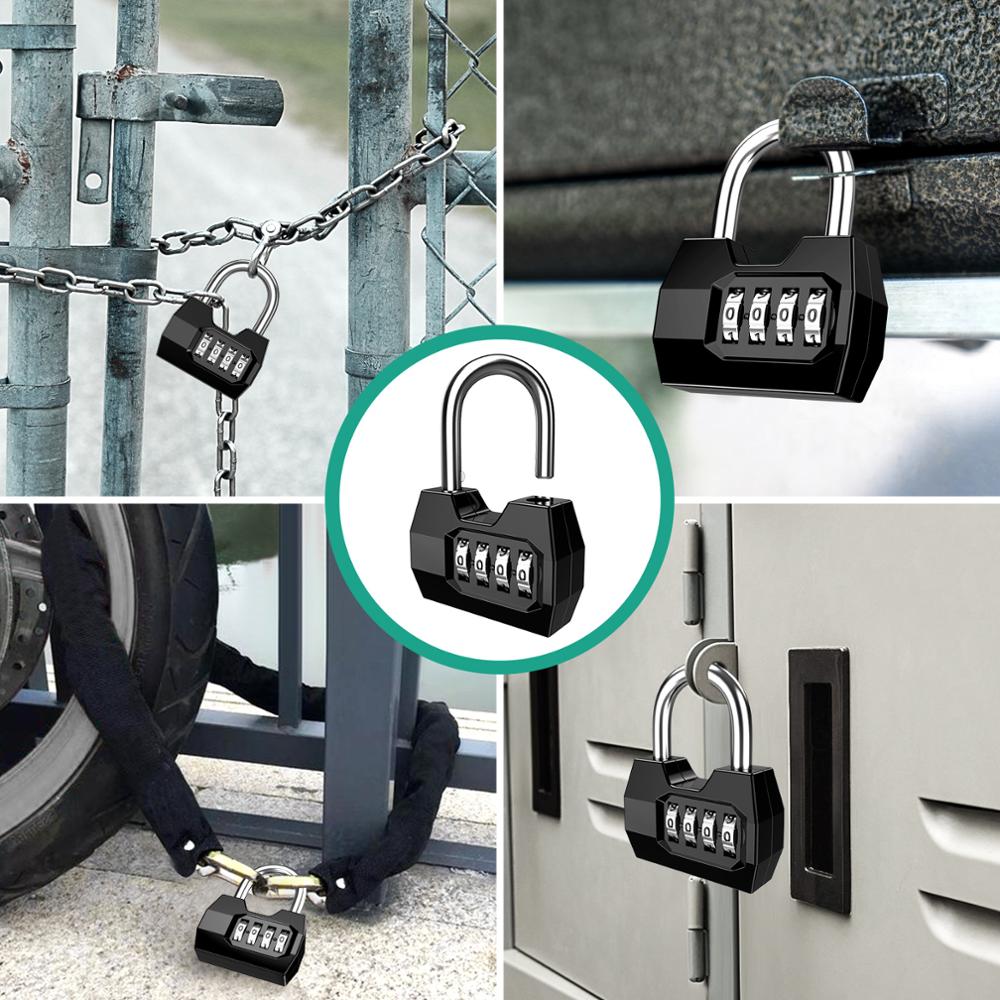ORIA Combination Padlock 4-Dig - Smart Garden Gate Lock ulasan dan harga