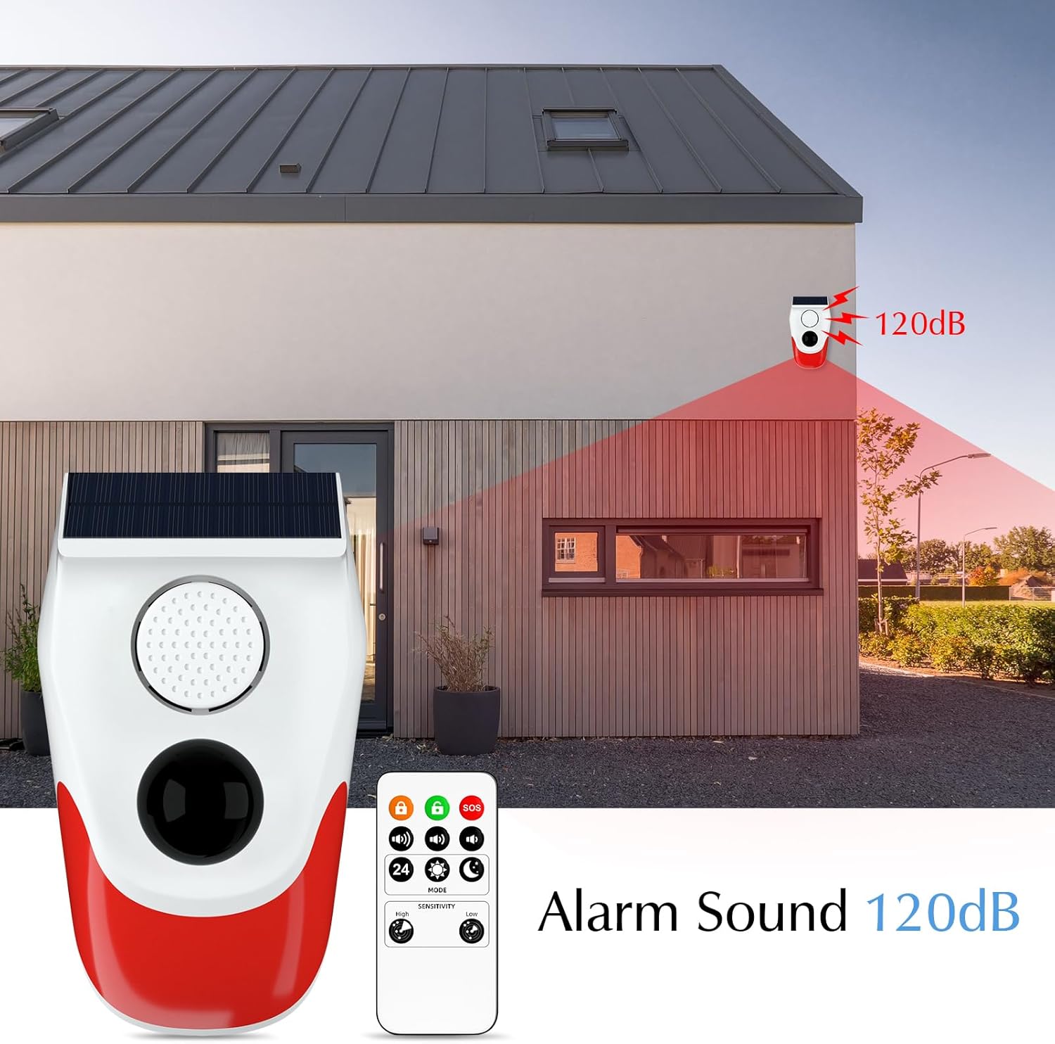Solar Motion Sensor Outdoor Al - Smart Garden Light Camera ulasan dan harga