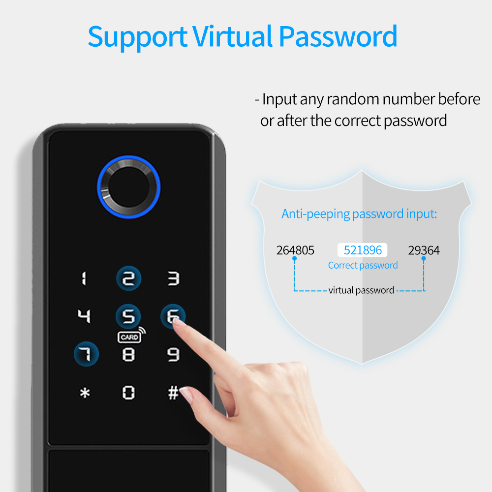 IP65 Waterproof TTLock Fingerp - Smart Garden Gate Lock ulasan dan harga