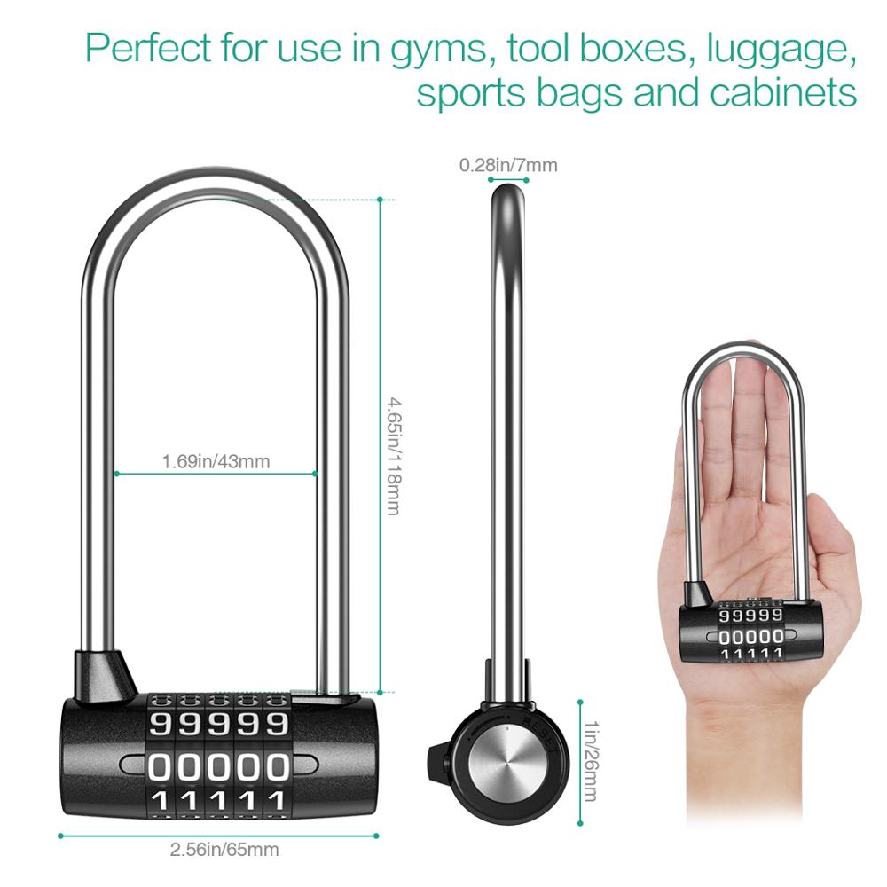 ORIA 5 Digit Combination Lock  - Smart Garden Gate Lock ulasan dan harga