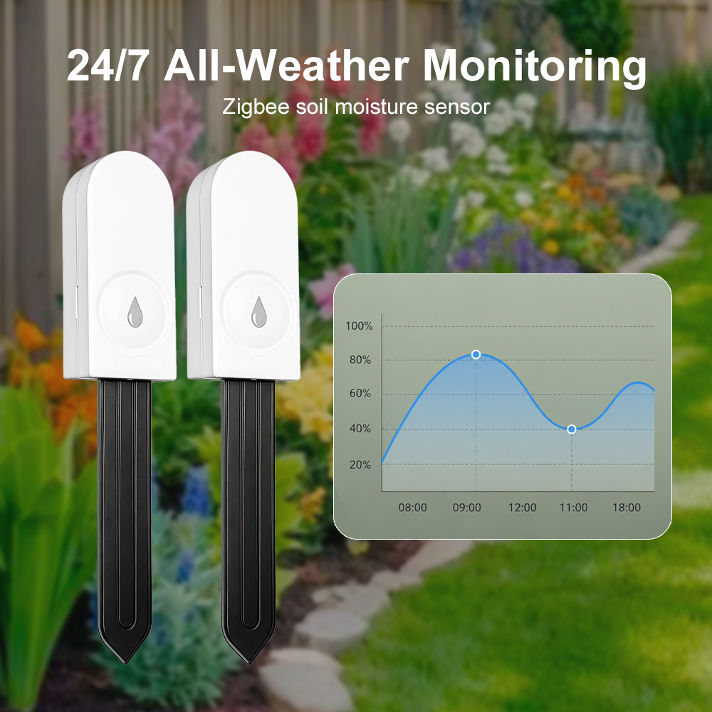 Zigbee 3.0 Soil Moisture Senso - Smart Garden Nursery ulasan dan harga