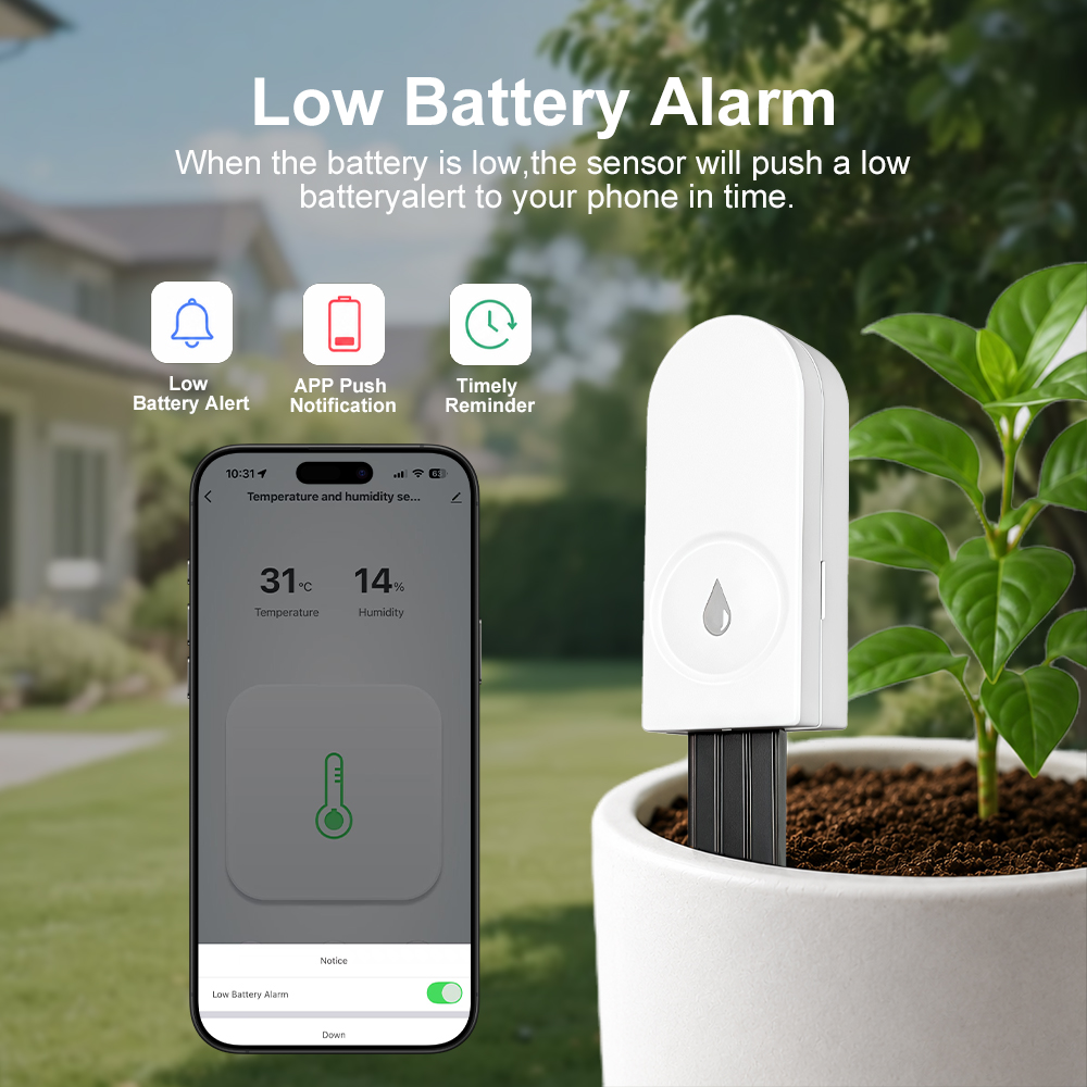 Zigbee 3.0 Soil Moisture Senso - Smart Garden Nursery ulasan dan harga