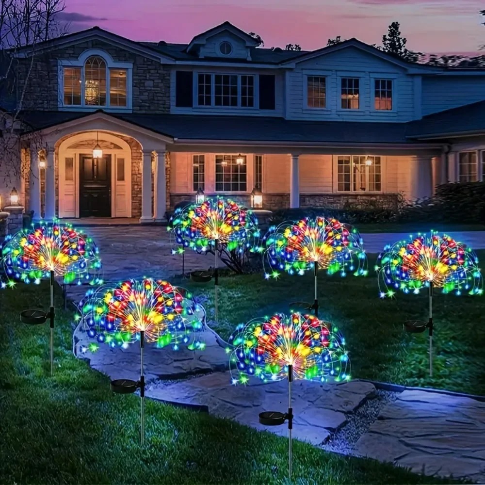 Solar LED Firework Fairy Light - Smart Garden Light Camera ulasan dan harga