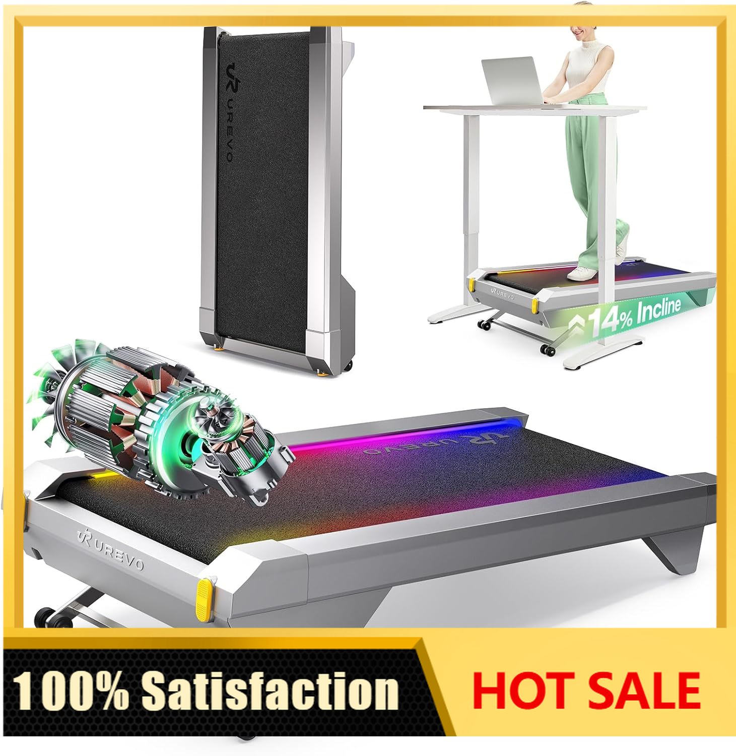 CyberPad Smart Walking Pad wit - Smart Garden Offices ulasan dan harga
