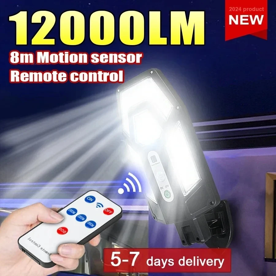 12000LM Powerful Solar Wall La - Smart Garden Light Camera ulasan dan harga