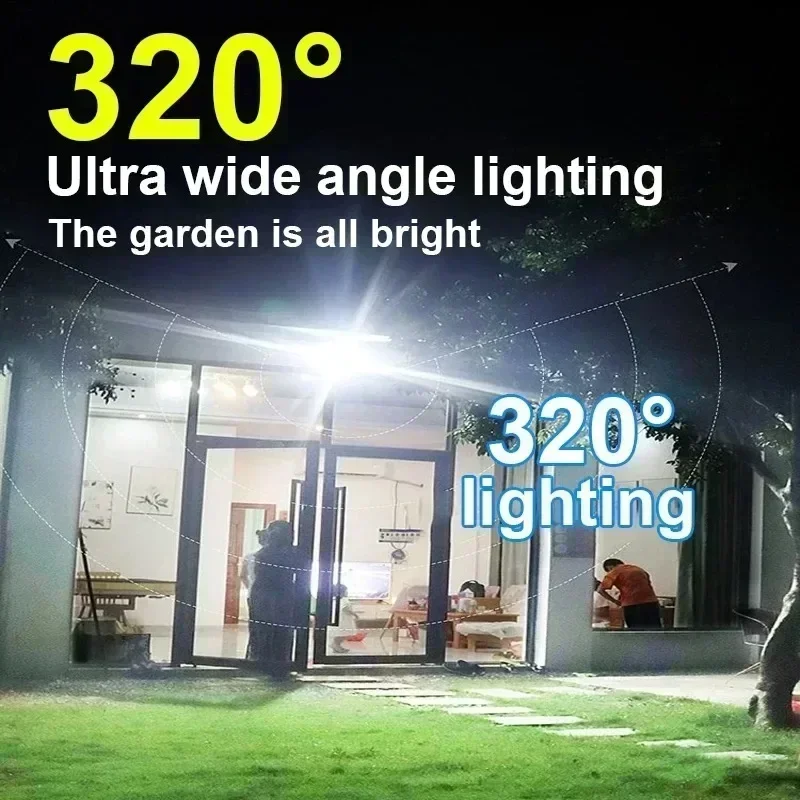 12000LM Powerful Solar Wall La - Smart Garden Light Camera ulasan dan harga