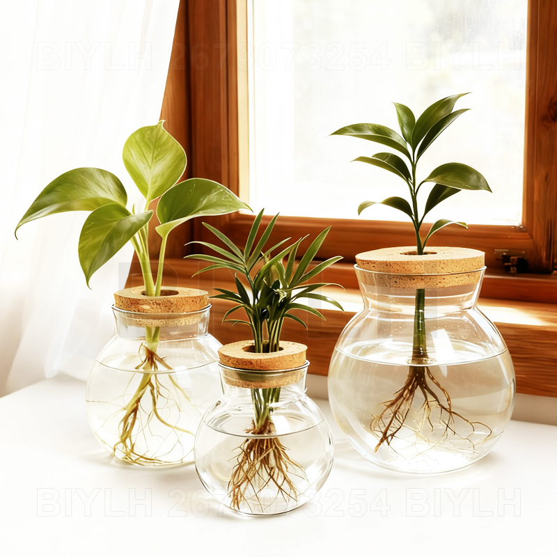 Hydroponic Plant Glass Vase Wi - Hydroponic Grow Pod ulasan dan harga