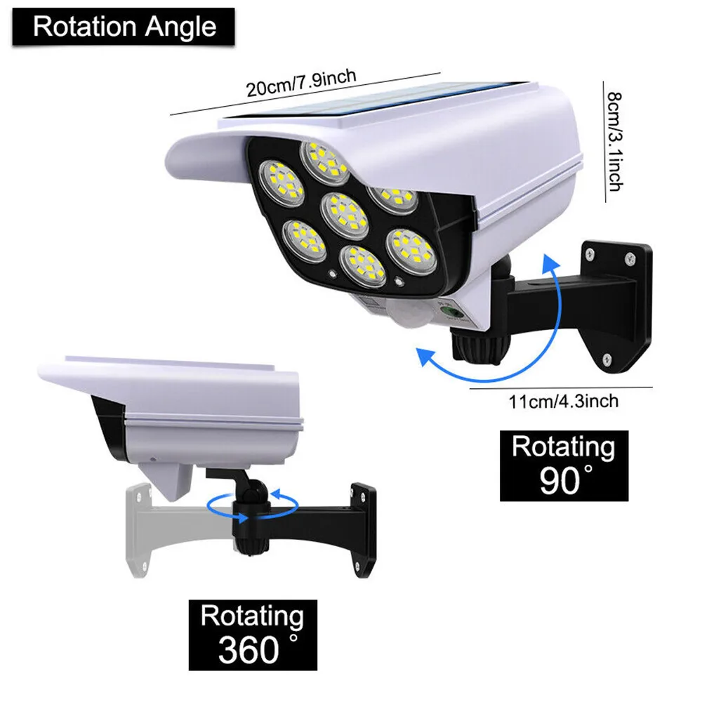 Outdoor Solar Light Motion Sen - Smart Garden Light Camera ulasan dan harga
