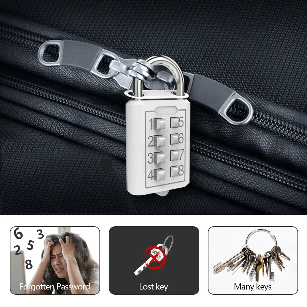8-digit Combination Outdoor Bu - Smart Garden Gate Lock ulasan dan harga