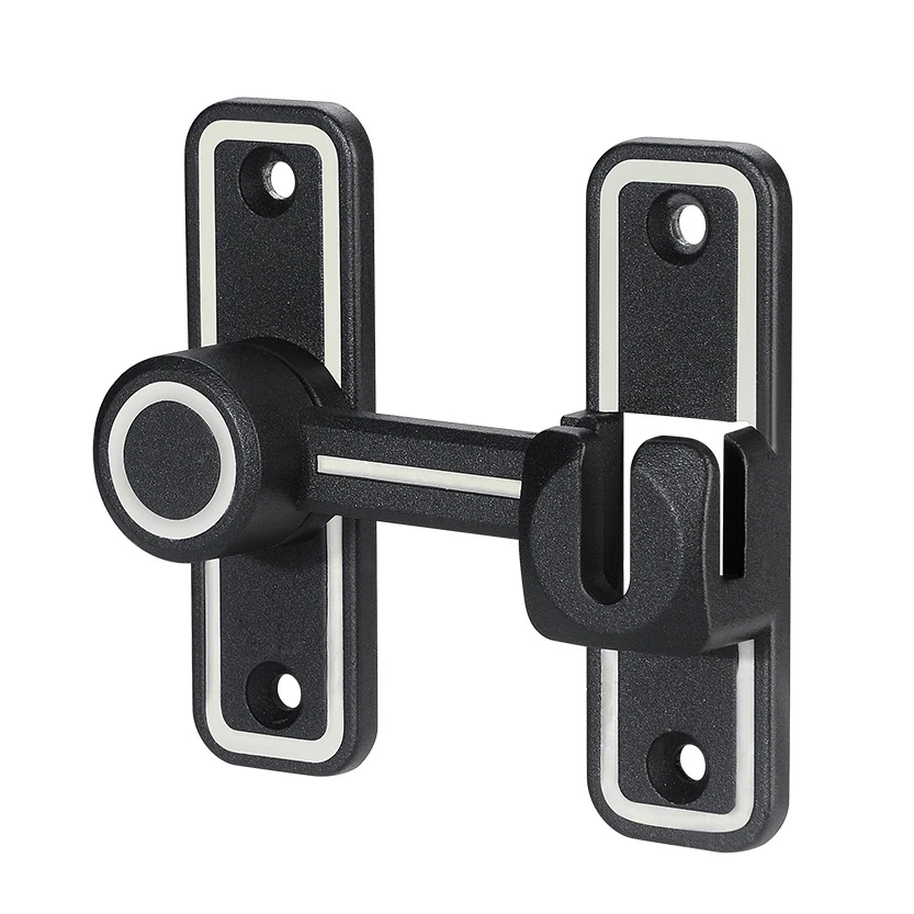 Black Luminous Barn Door Latch - Smart Garden Gate Lock ulasan dan harga