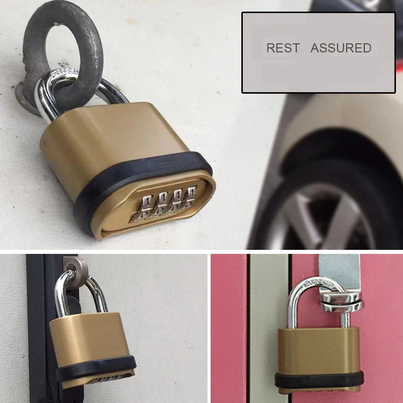 Outdoor Lock No Key 4 Digit Co - Smart Garden Gate Lock ulasan dan harga