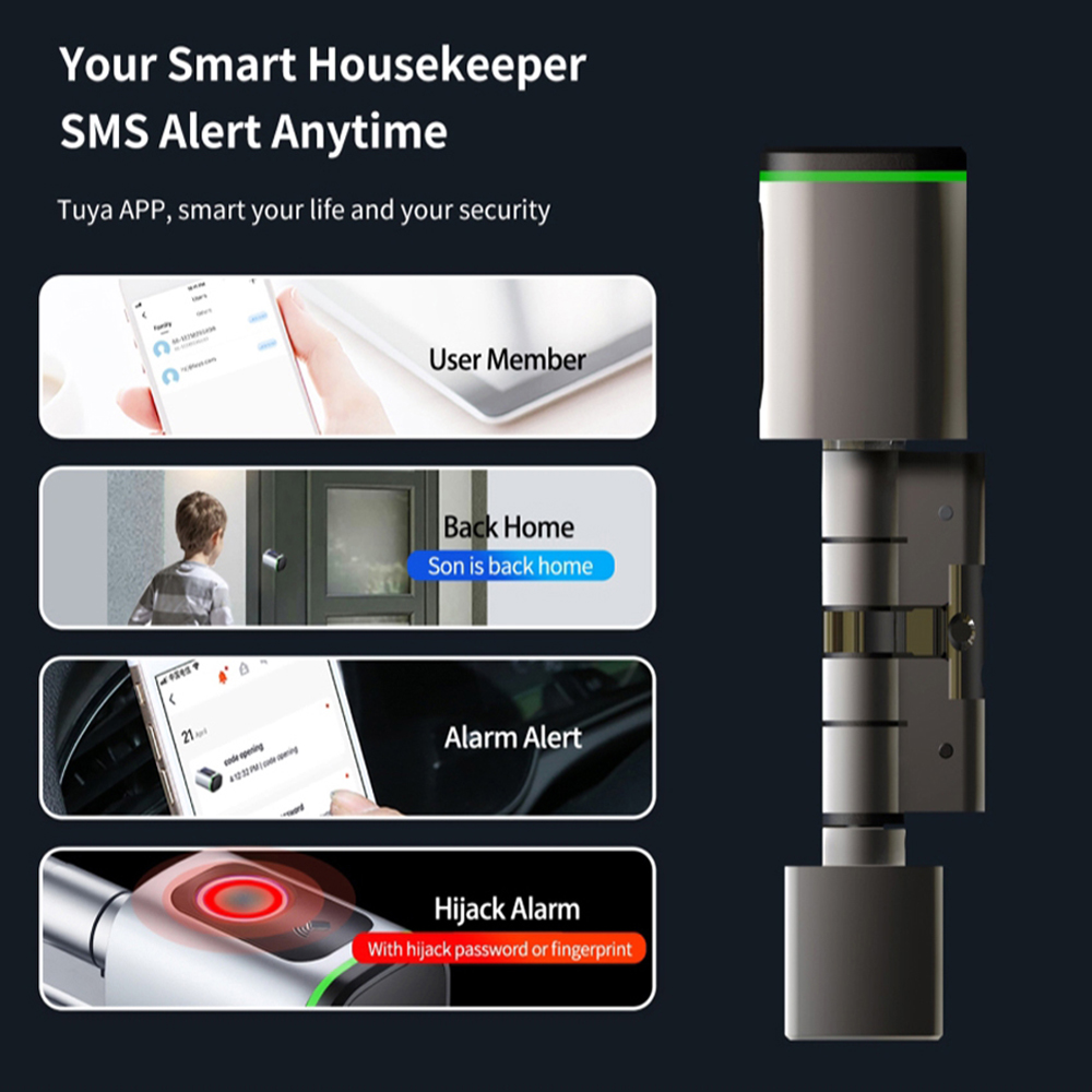 Zemismart BLE Smart Electronic - Smart Garden Gate Lock ulasan dan harga