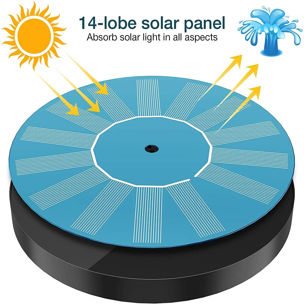 13cm Floating Solar Panel Sola - Smart Garden Ornaments ulasan dan harga