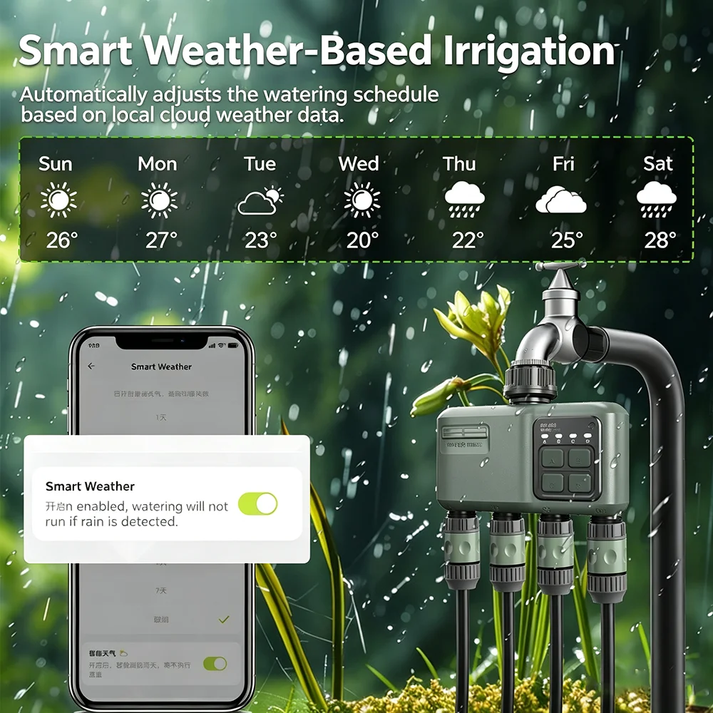 WiFi RF433 Smart Garden Sprink - Smart Garden Nursery ulasan dan harga