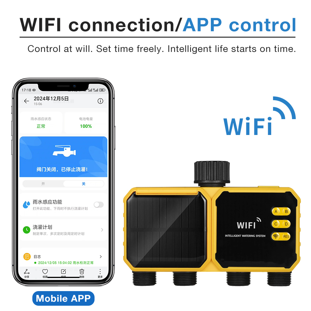 WiFi Solar Irrigation Timer 1/ - Smart Garden Nursery ulasan dan harga