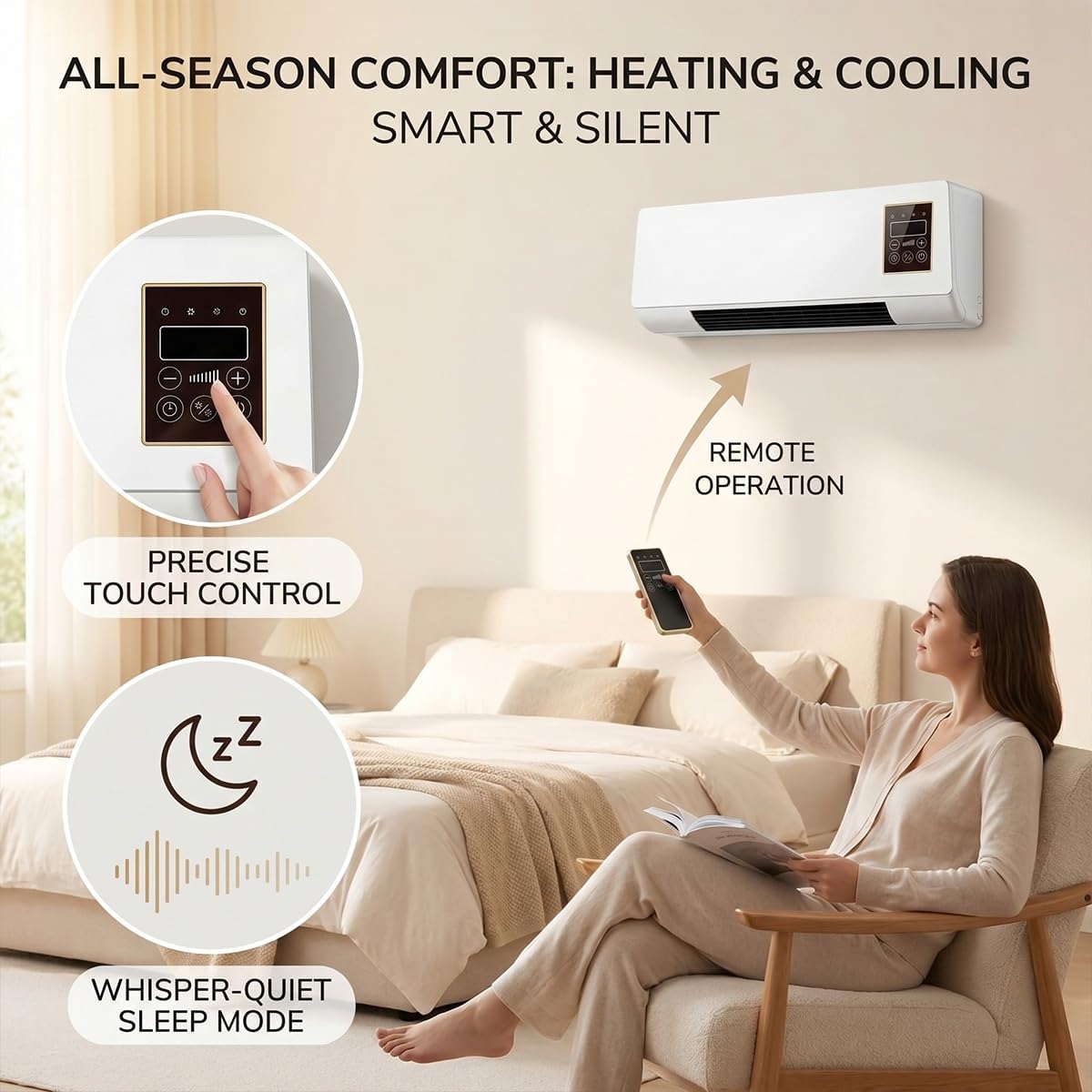 Portable Wall Mounted Air Cond - Smart Garden Offices ulasan dan harga