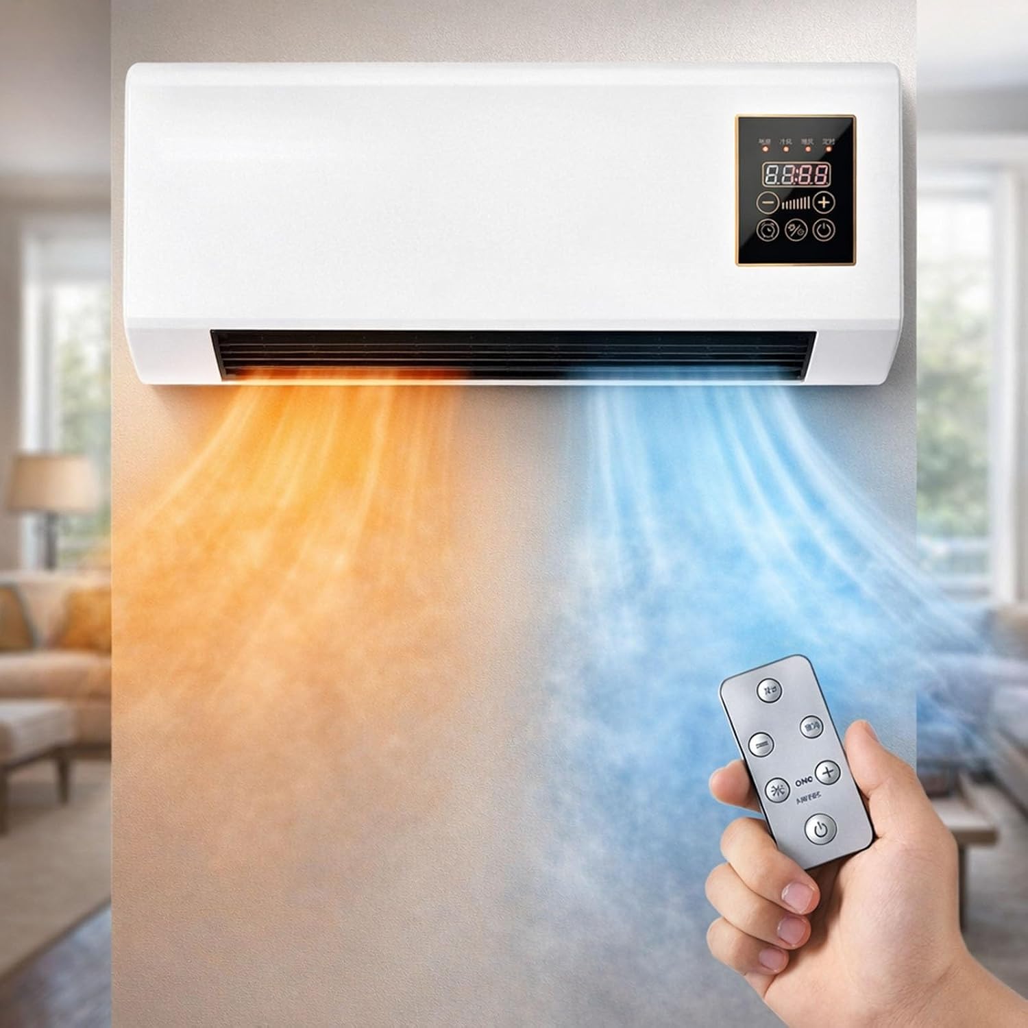 Portable Wall-Mounted Air Cond - Smart Garden Offices ulasan dan harga