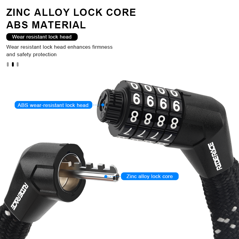 Portable Bike Chain Lock Anti- - Smart Garden Gate Lock ulasan dan harga