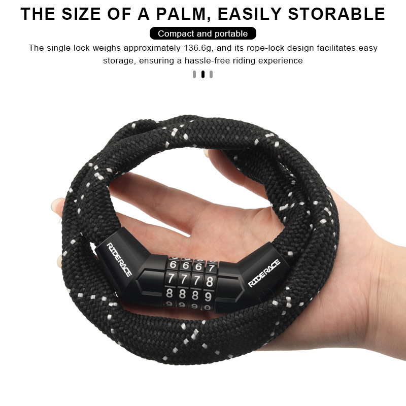 Portable Bike Chain Lock Anti- - Smart Garden Gate Lock ulasan dan harga