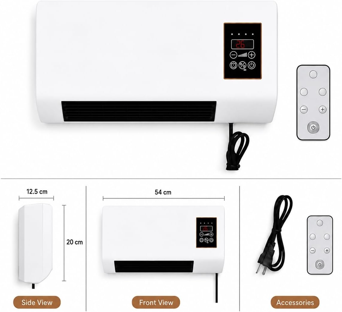 1800W Wall Mounted Air Conditi - Smart Garden Offices ulasan dan harga