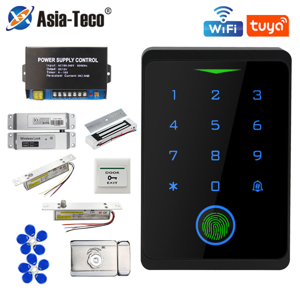 Tuya WIFI Fingerprint Access C - Smart Garden Gate Lock ulasan dan harga