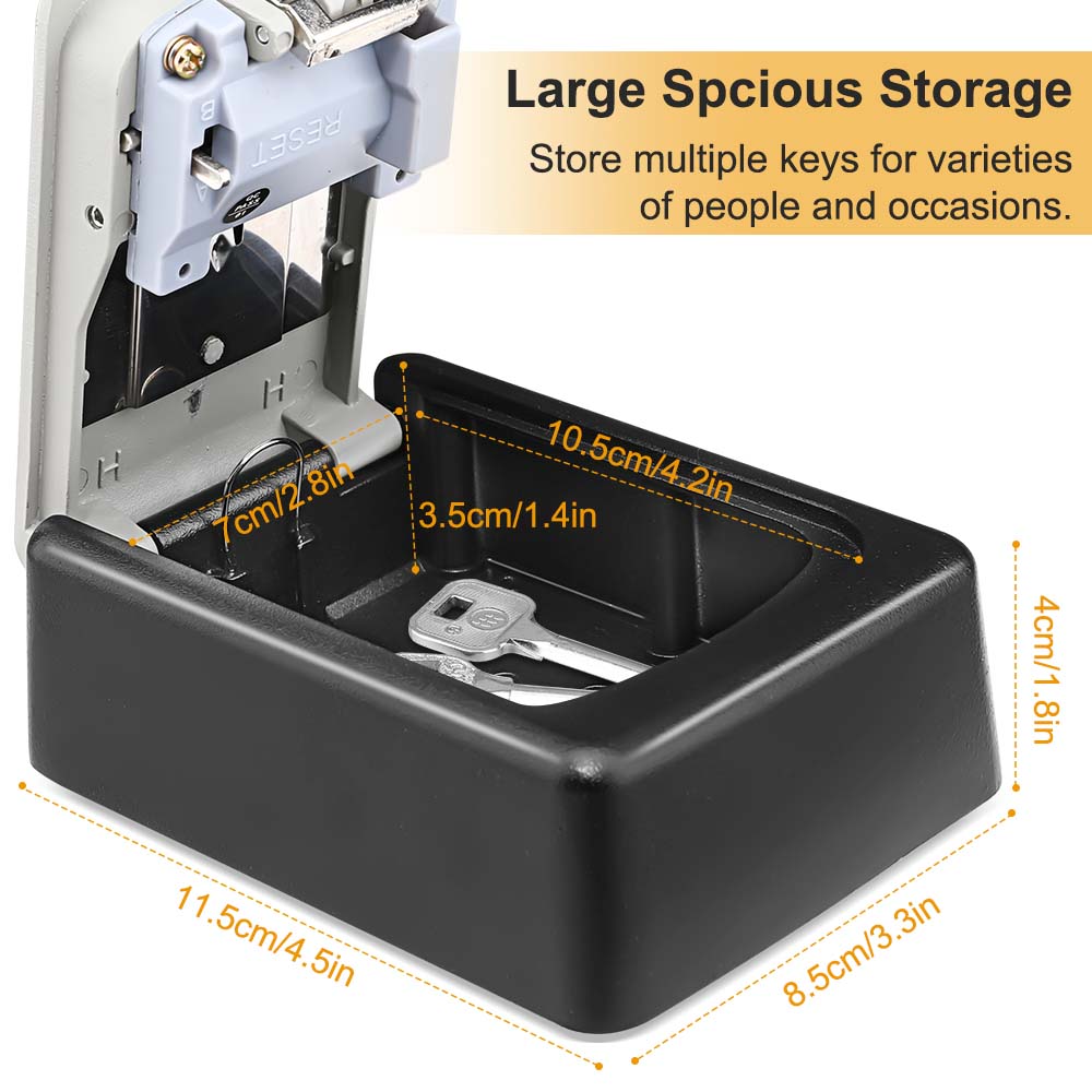 Password Lock Storage Box Meta - Smart Garden Gate Lock ulasan dan harga