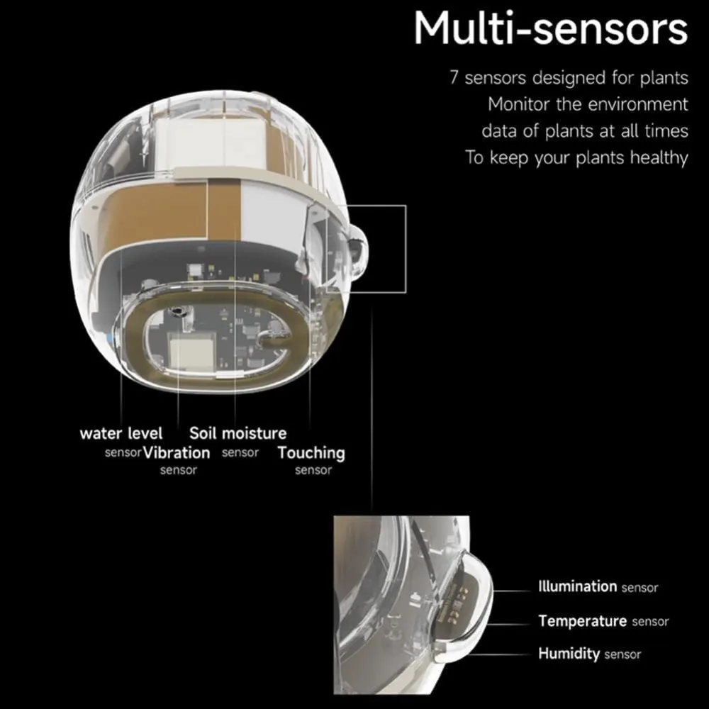 Smart Flowerpot with AI Chip 7 - Smart Garden Offices ulasan dan harga