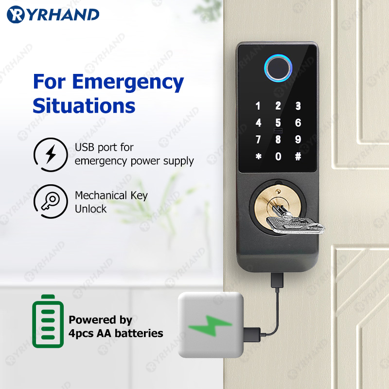 Tuya Smart lock Waterproof Wif - Smart Garden Gate Lock ulasan dan harga