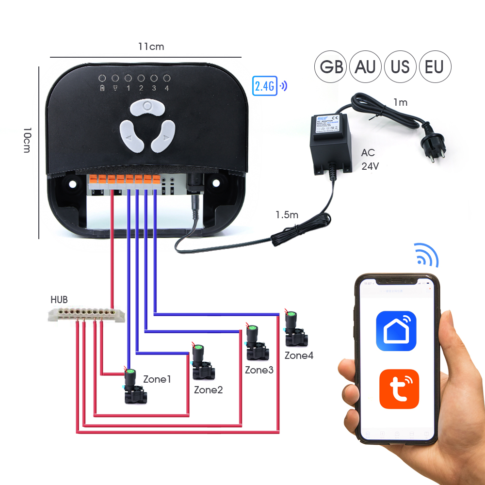Garden Hose Solenoid Valve Con - Smart Garden Nursery ulasan dan harga
